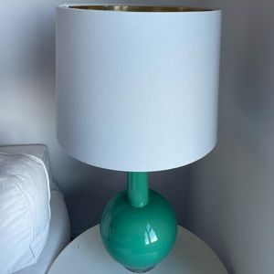 Teal Table Lamp